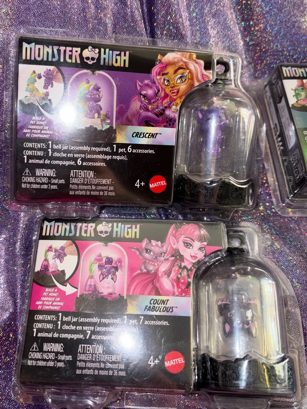 Monster High Pet Keychain Set of 5